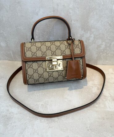 Bolsa Gucci Alça superior e Cadeado Pequena