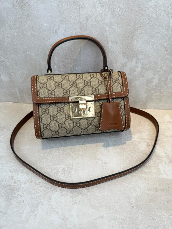 Bolsa Gucci Alça superior e Cadeado Pequena