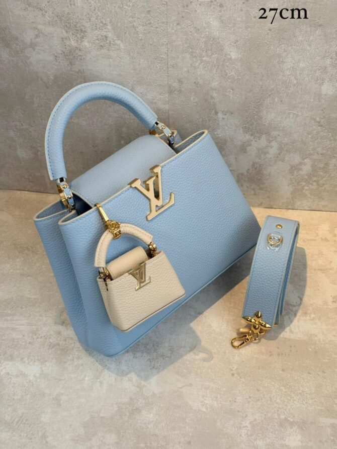 Bolsa LV Capucines BB Com Chaveiro - Imagem 6