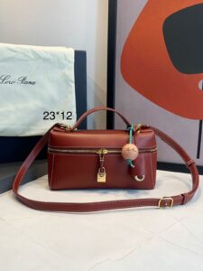 Bolsa Loro Piana Extra L23-Marrom Terra