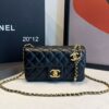Bolsa Chanel Flap Mini Nova-Preto