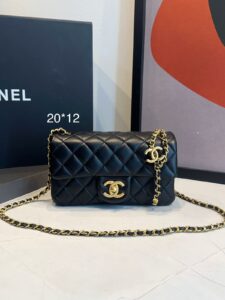 Bolsa Chanel Flap Mini Nova-Preto