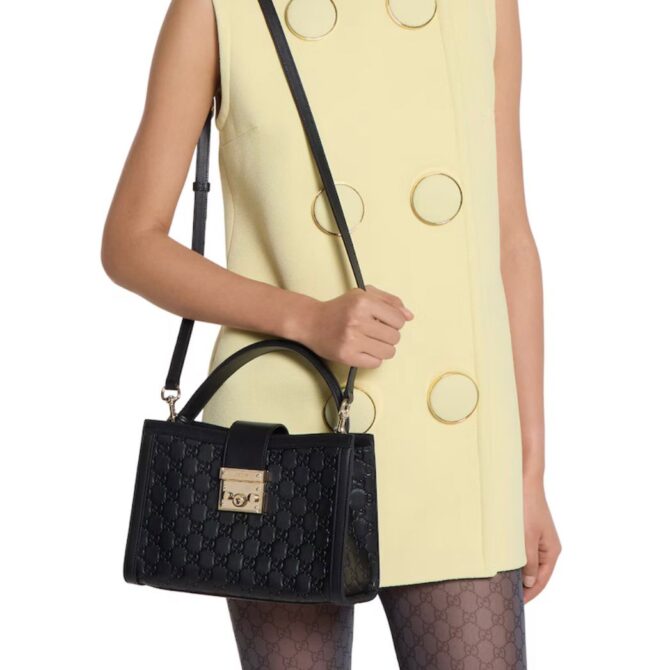 Bolsa Gucci Tiracolo Padlock Média e Cadeado - Imagem 4