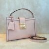 Bolsa Gucci Tiracolo Padlock Média e Cadeado-Rosa/Dourado