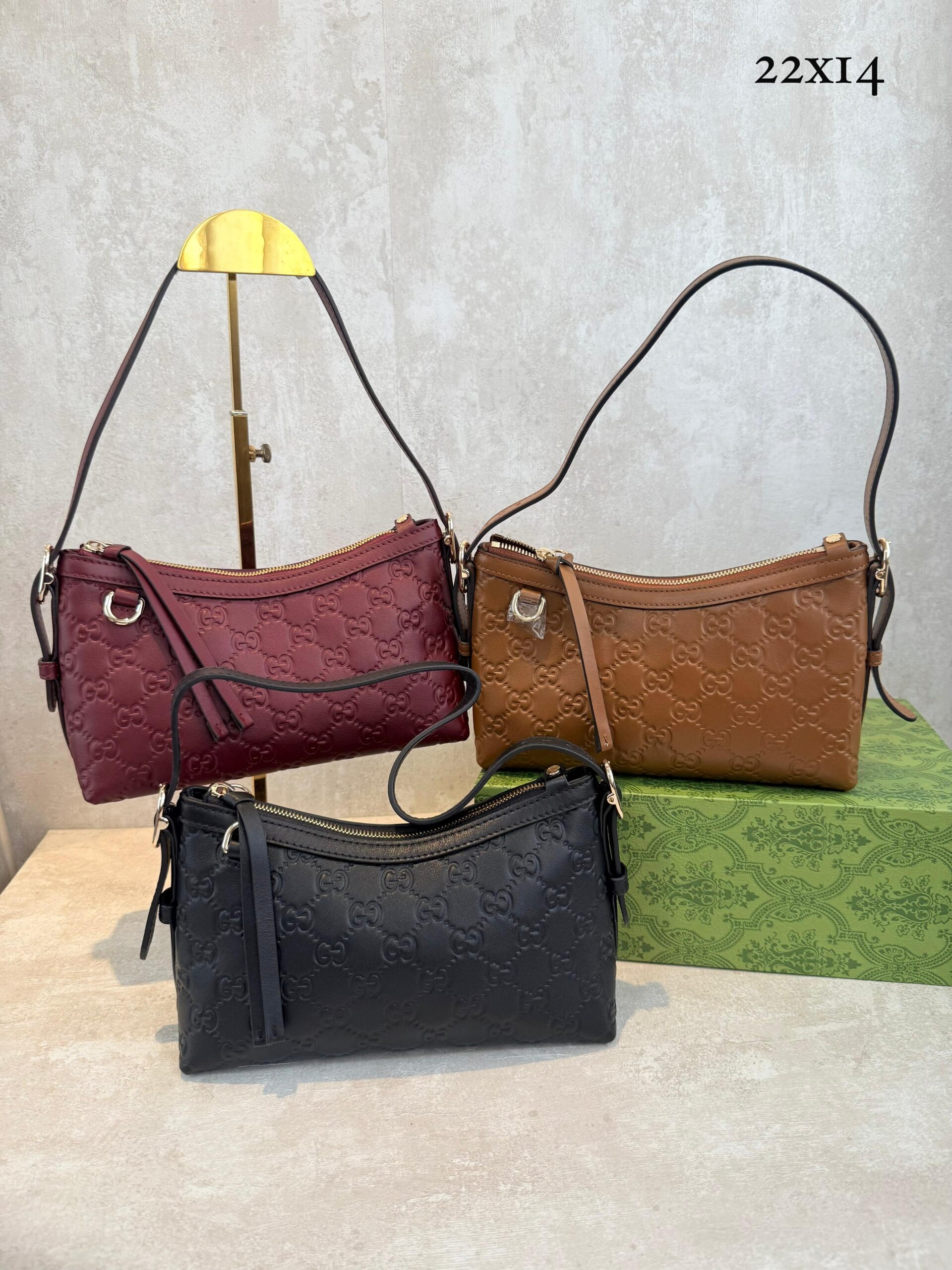 Bolsa Gucci Ombro Media GG Emblem