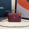 Bolsa Chanel Vanity Bucket Mini -Vinho