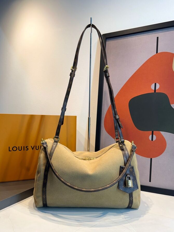 Bolsa LV Expresso MM Camurça - Imagem 2
