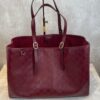 Bolsa Gucci Emblen GG Couro-Vinho
