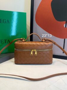 Bolsa Bottega Veneta Bang Bang Vanity-Caramelo