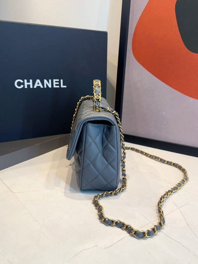 Bolsa Chanel Pequena Com Aba - Imagem 19