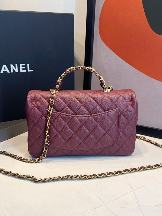 Bolsa Chanel Pequena Com Aba - Imagem 23