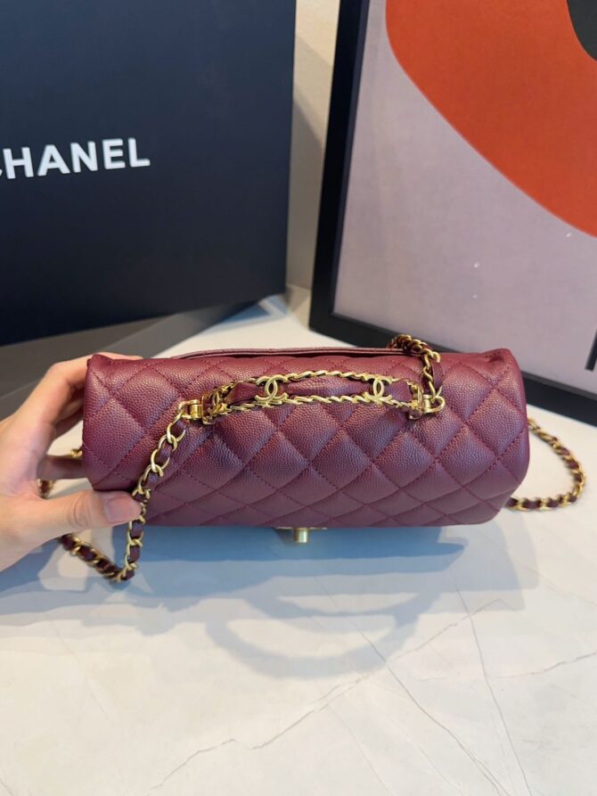 Bolsa Chanel Pequena Com Aba - Imagem 29