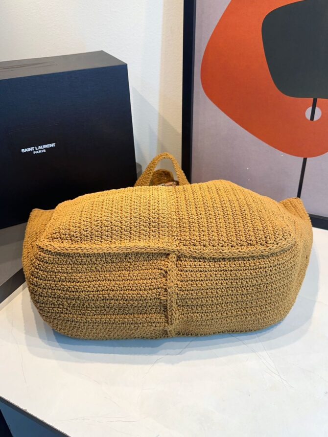 Bolsa YSL Bea 5 Á 7 Em Cordão e Couro - Imagem 9