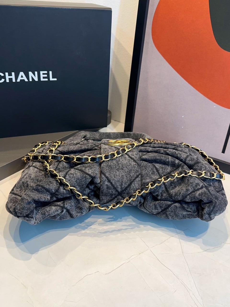 Bolsa Chanel De Laço Jeans - Imagem 14