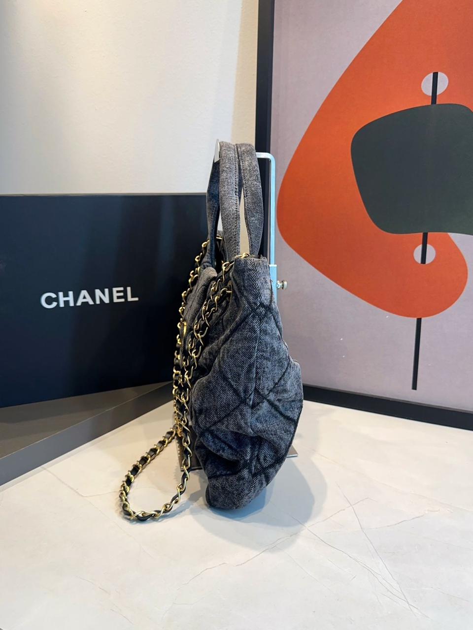Bolsa Chanel De Laço Jeans - Imagem 15