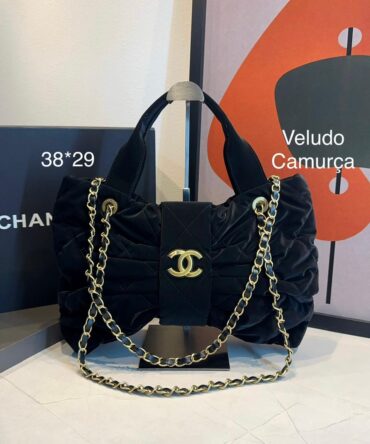 Bolsa Chanel De Laço Veludo