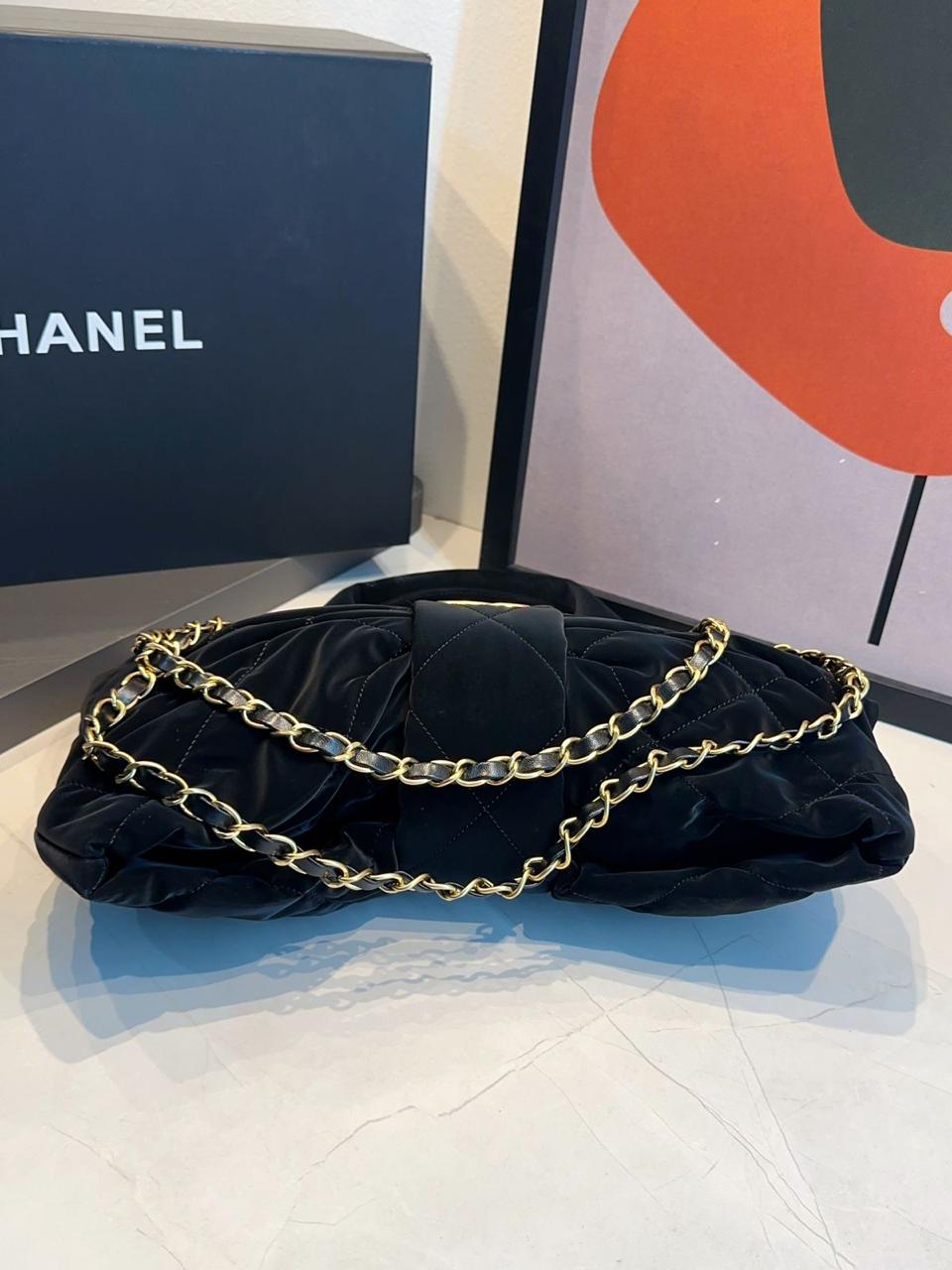 Bolsa Chanel De Laço Veludo - Imagem 4
