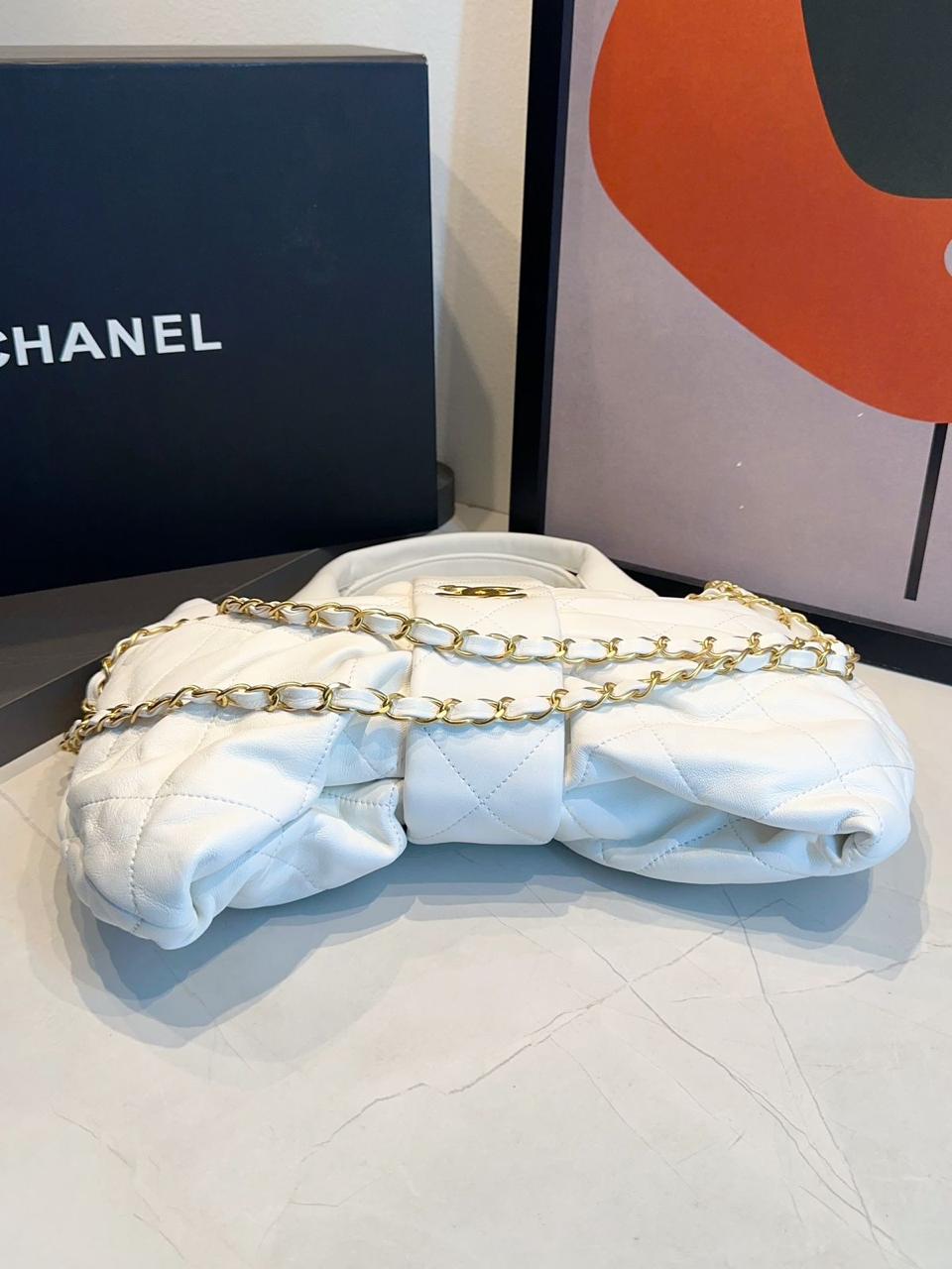 Bolsa Chanel De Laço Couro Média - Imagem 14
