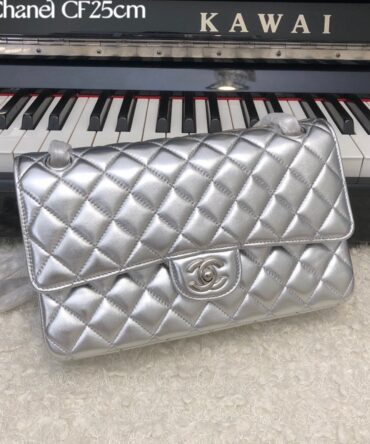 Bolsa Chanel Classic 11.12 Metálica - Oferta-