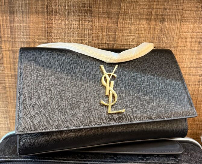 Bolsa YSL Kate Couro Caviar 24cm - Imagem 3