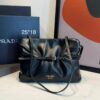 Bolsa Prada Dada Pequena Em Couro -Preto