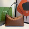 Bolsa Gucci Emblen Média GG-Caramelo