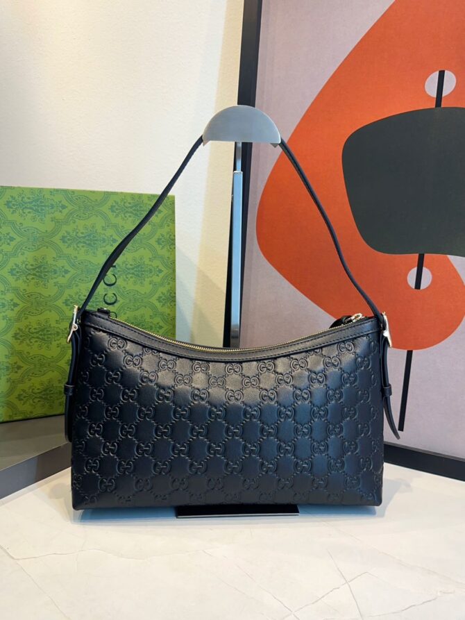 Bolsa Gucci Emblen Média GG - Imagem 15