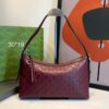 Bolsa Gucci Emblen Média GG-Vinho