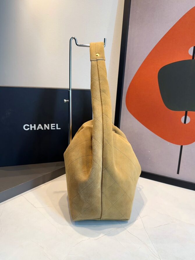 Bolsa Chanel Hobo 25 pequena Camurça - Imagem 3