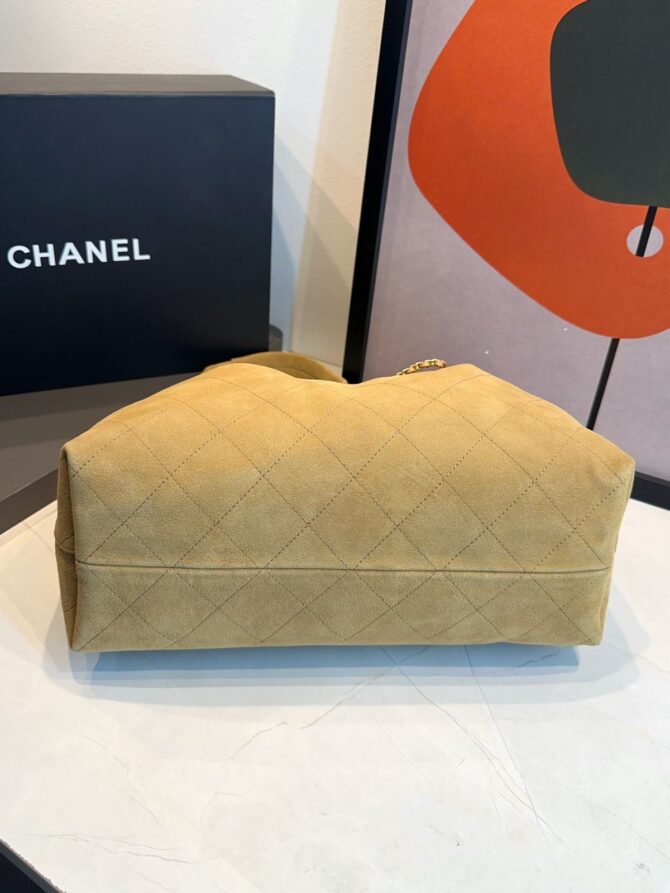 Bolsa Chanel Hobo 25 pequena Camurça - Imagem 10
