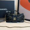 Bolsa Chanel De Laço Mini-Preto
