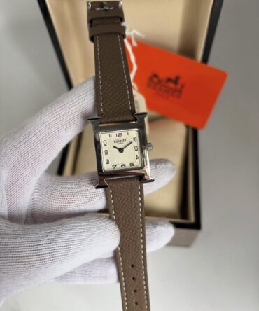 Relógio Hermes New H1.210 Double Etoupe