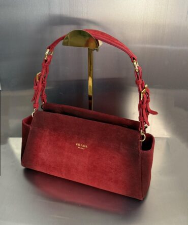 Bolsa Prada Enchainé Camurça