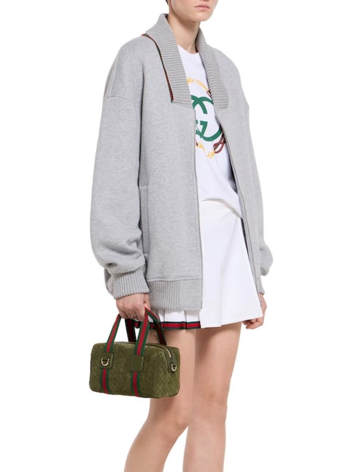 Bolsa Gucci GG Handbag Mini Camurça - Imagem 3