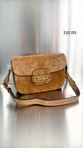 Bolsa Gucci 1955 Horsebit Camurça