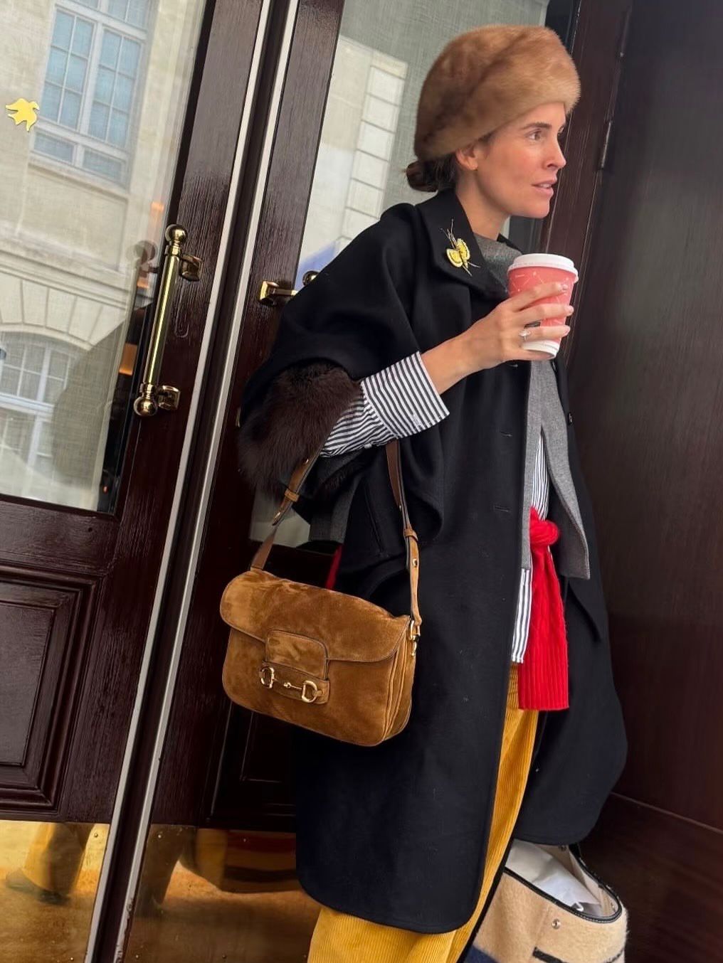 Bolsa Gucci 1955 Horsebit Camurça - Imagem 3