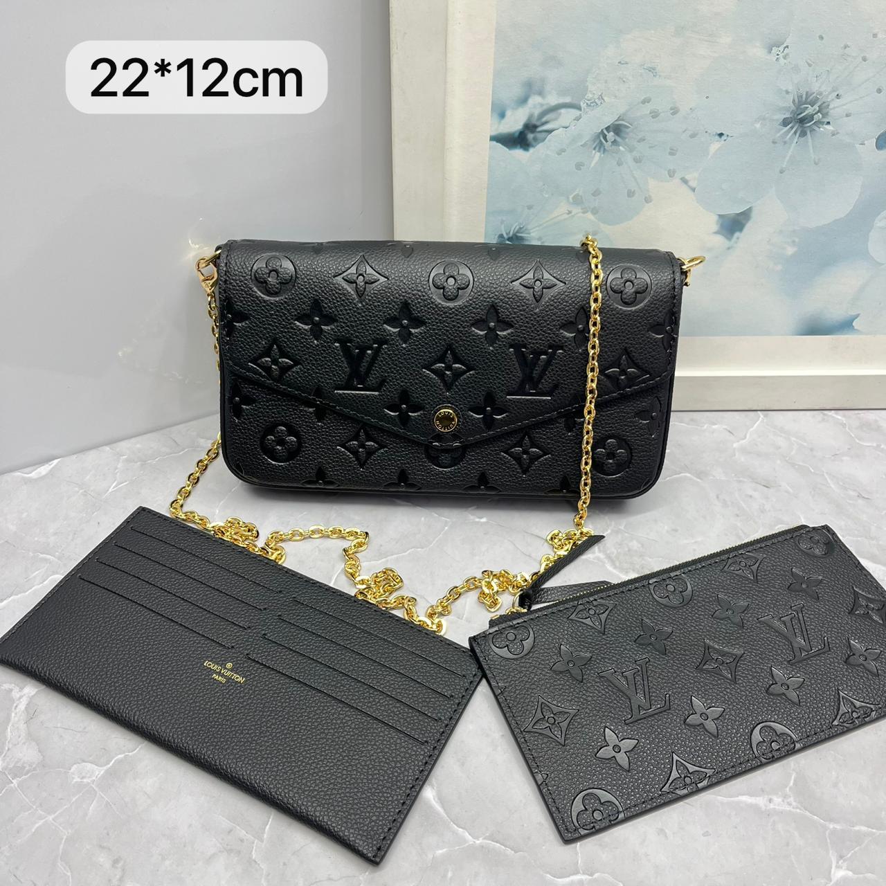Pochete Louis Vuitton Félicie Couro
