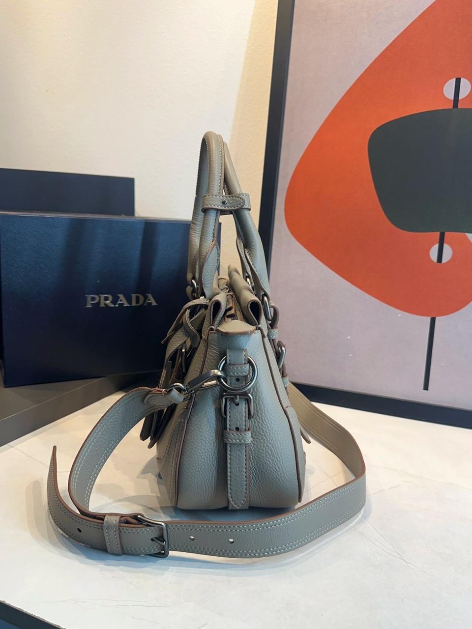 Bolsa Prada Grande Couro - Imagem 6