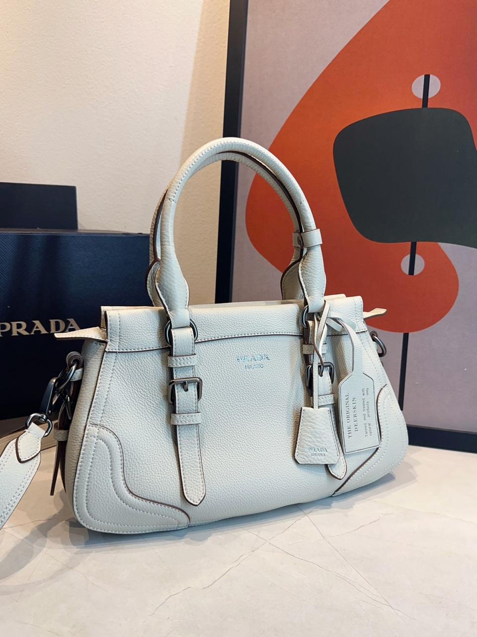 Bolsa Prada Grande Couro - Imagem 22