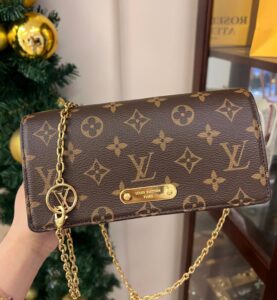 Bolsa Carteira Lv Wallet On Chain Lily