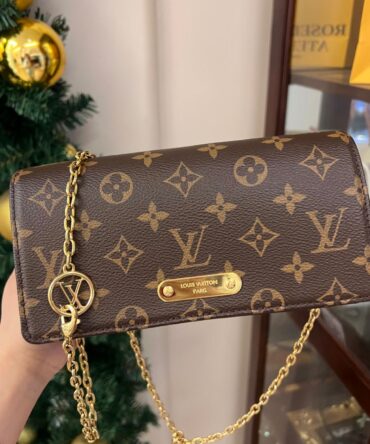 Bolsa Carteira Lv Wallet On Chain Lily