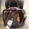 Bolsa LV Speedy Solft 30 Solft Celebration -Marrom/Vinho