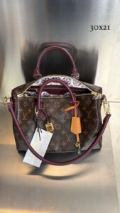 Bolsa LV Speedy Solft 30 Solft Celebration -Marrom/Vinho