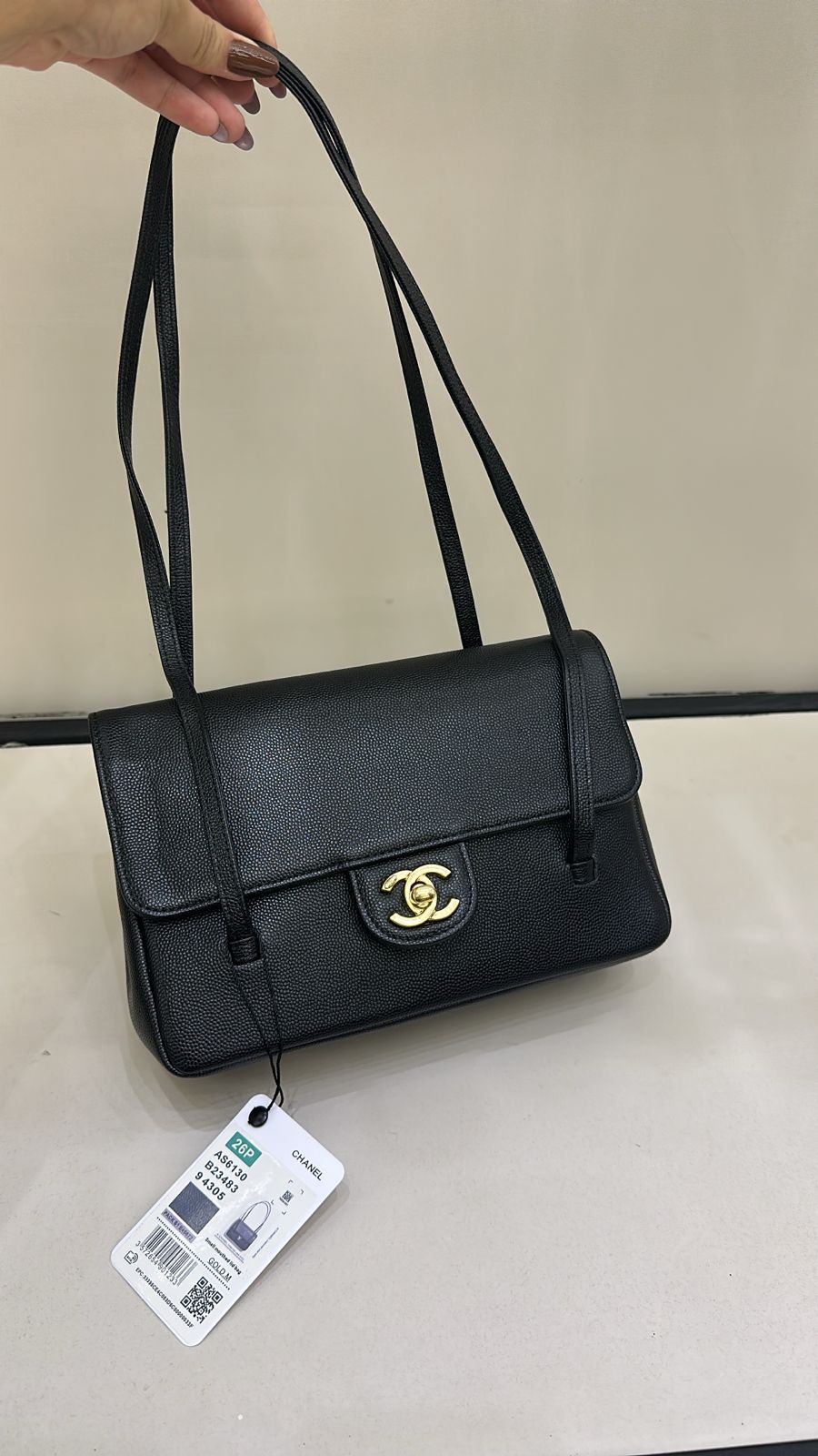Bolsa Chanel Pequena Granulado - Imagem 2