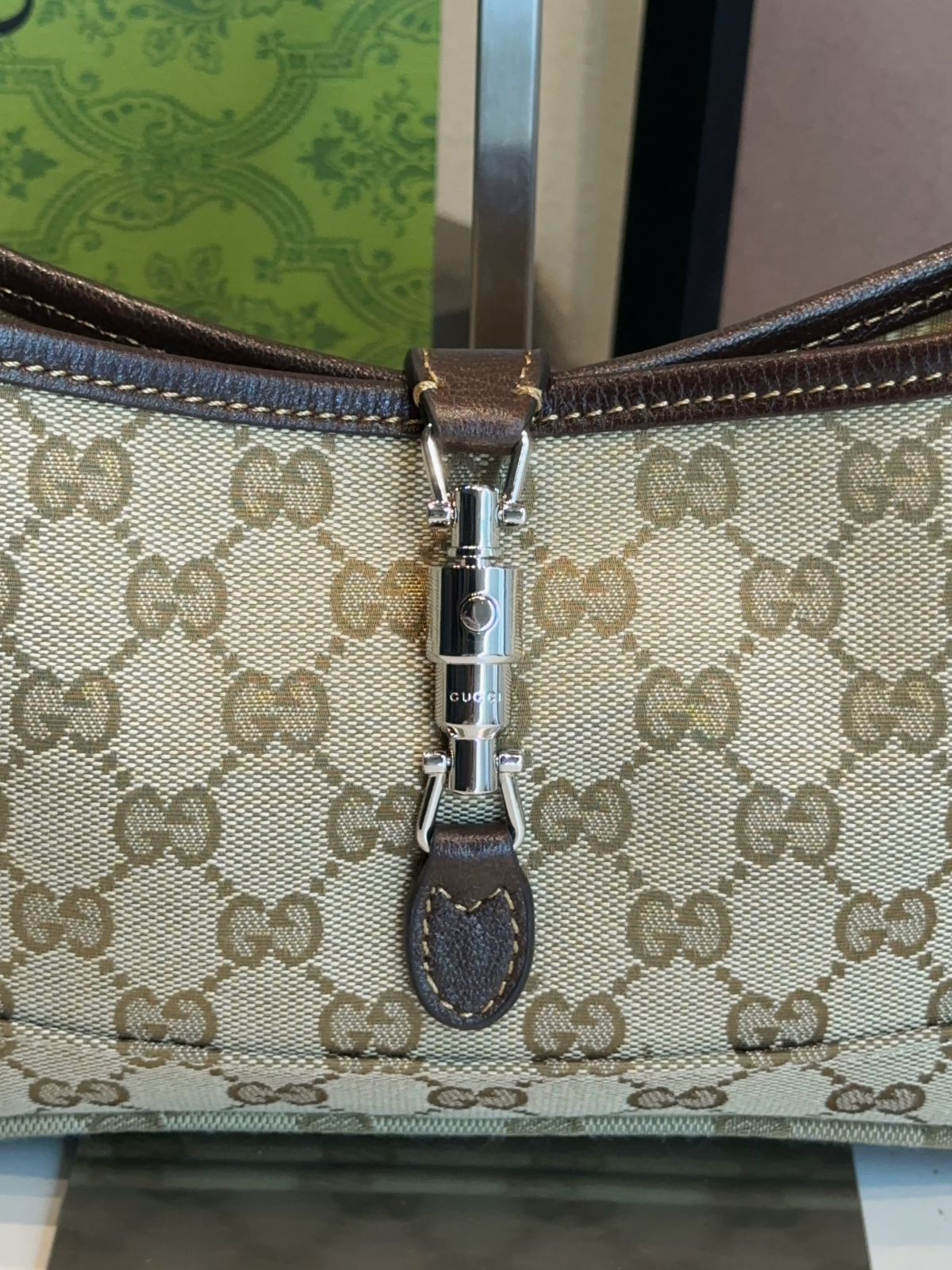 Bolsa Gucci Jackie Slim Média - Imagem 9
