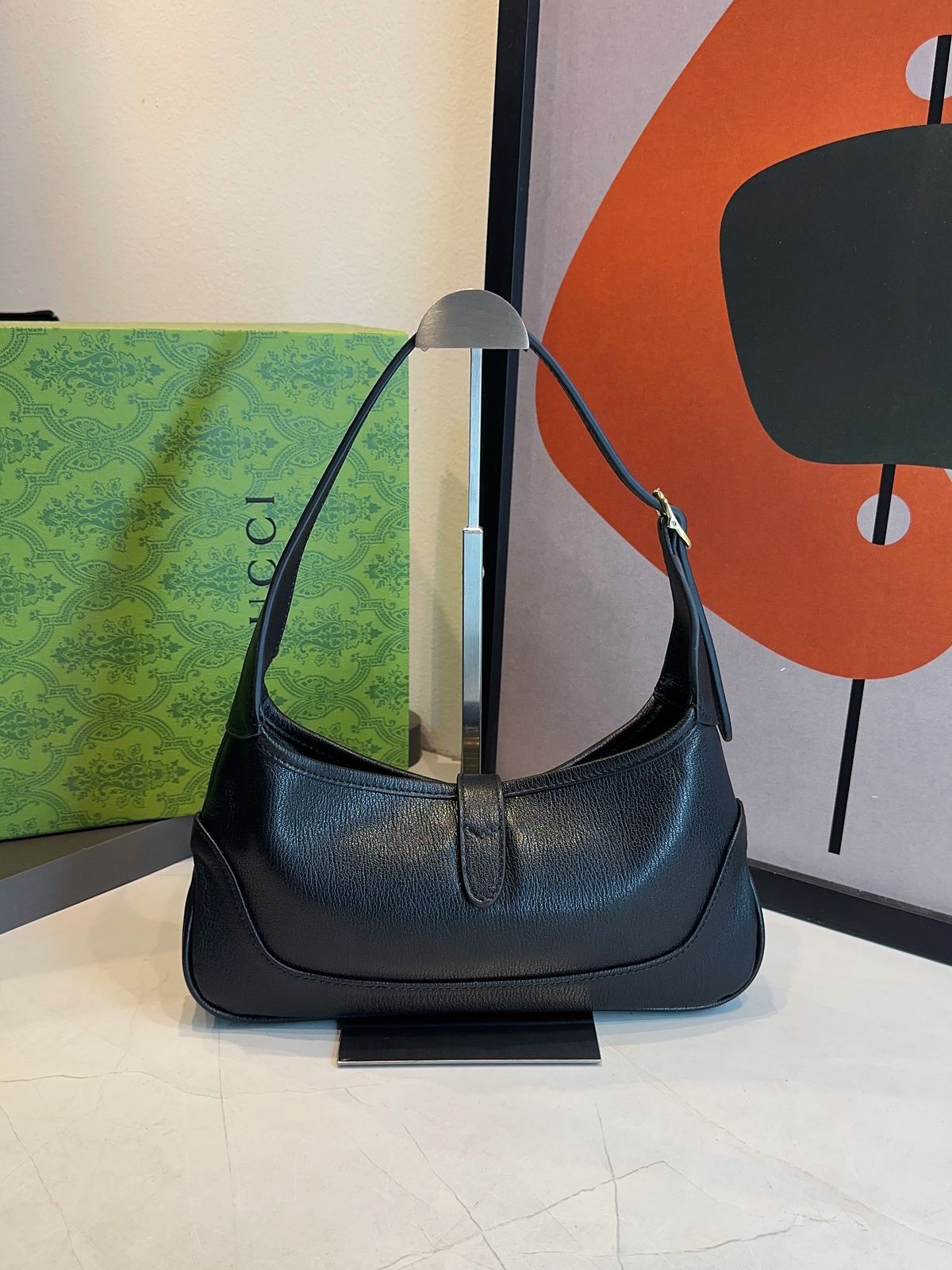 Bolsa Gucci Jackie Slim Média - Imagem 6