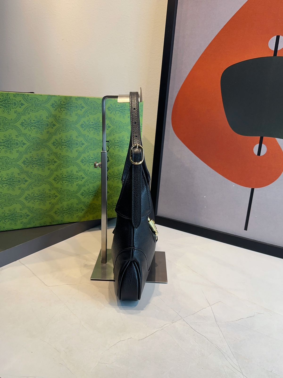 Bolsa Gucci Jackie Slim Média - Imagem 7