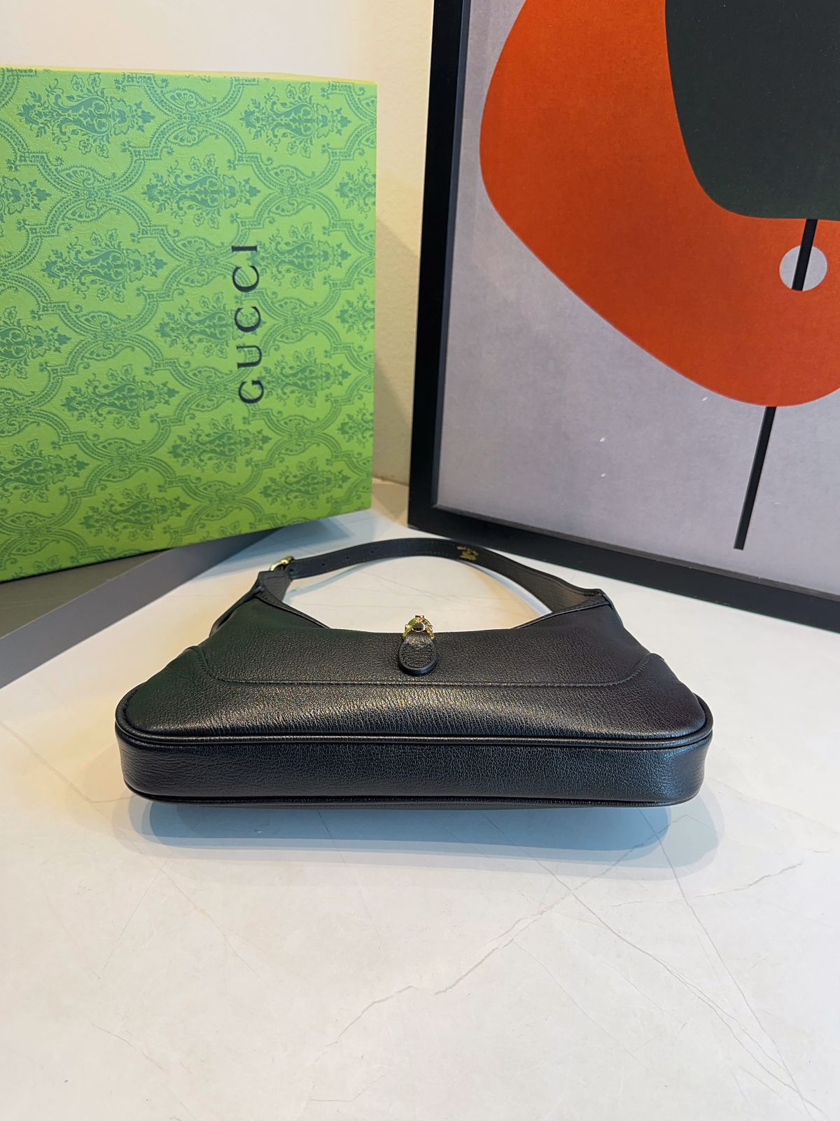 Bolsa Gucci Jackie Slim Média - Imagem 10