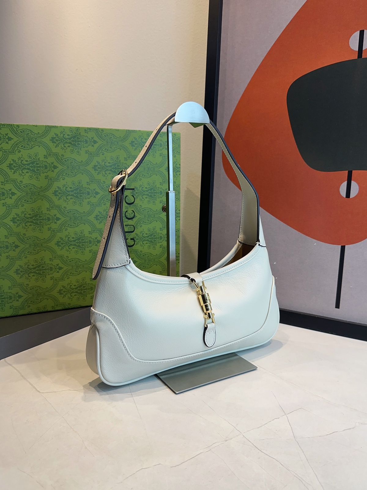 Bolsa Gucci Jackie Slim Média - Imagem 14