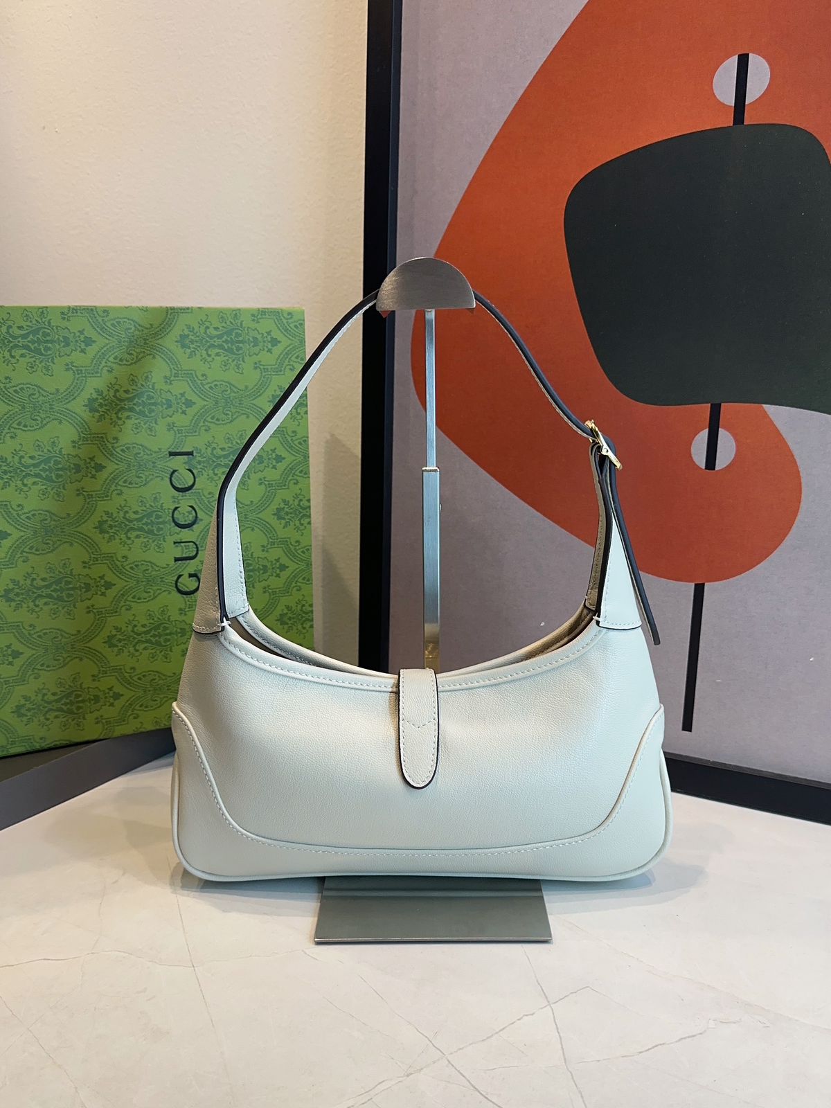 Bolsa Gucci Jackie Slim Média - Imagem 16